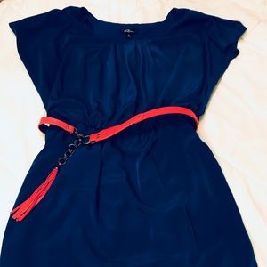 Belted Dress with Pockets